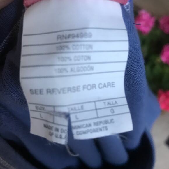 NFL Chicago Bears  Football Blue Long Sleeve Scoop Neck Shirt Women's Size Large - Picture 5 of 6